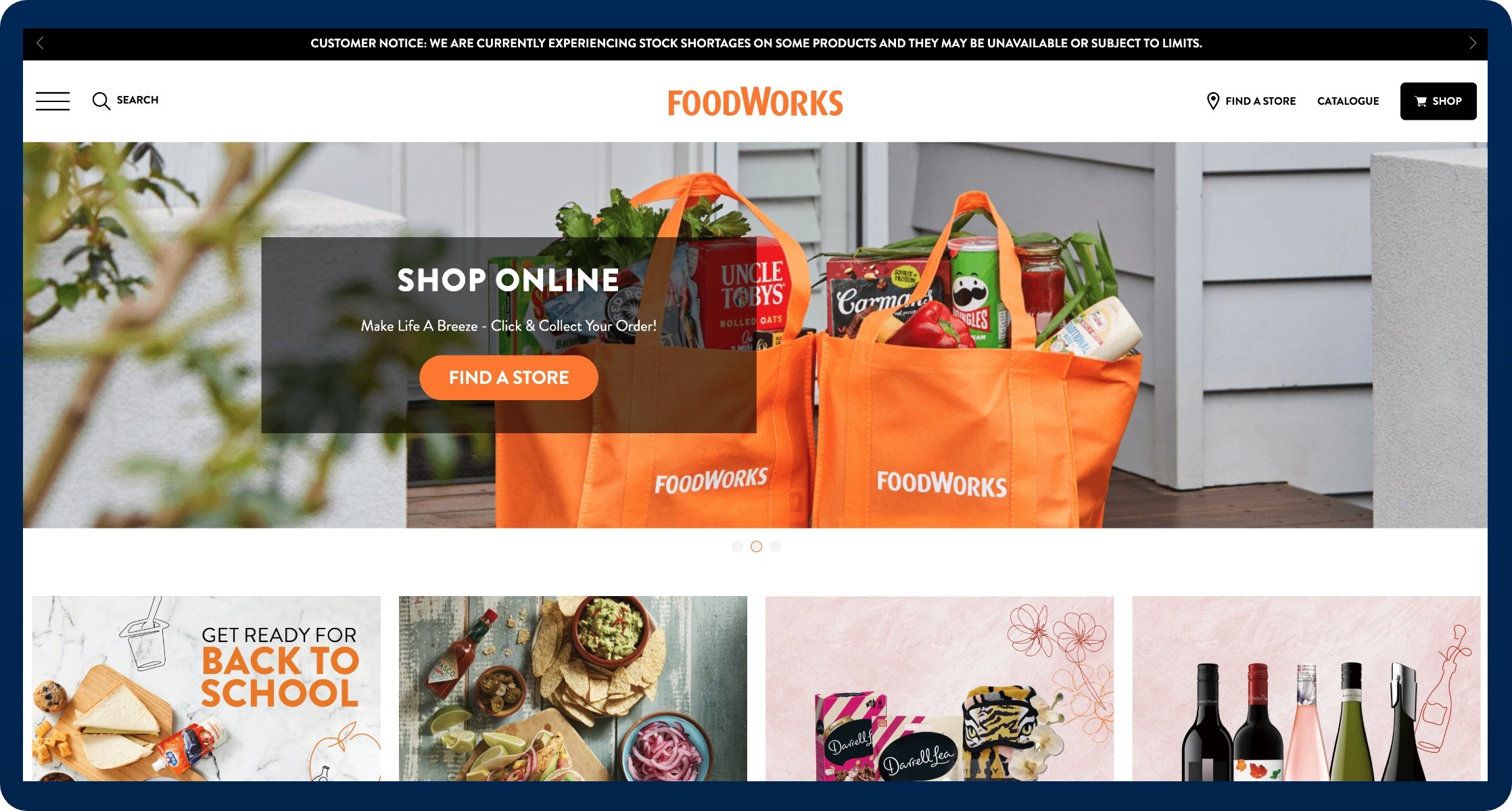Foodworks website